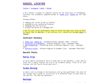 Tablet Screenshot of daniellockyer.com